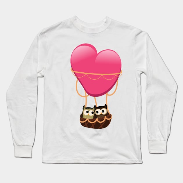 Love Owls Long Sleeve T-Shirt by nickemporium1